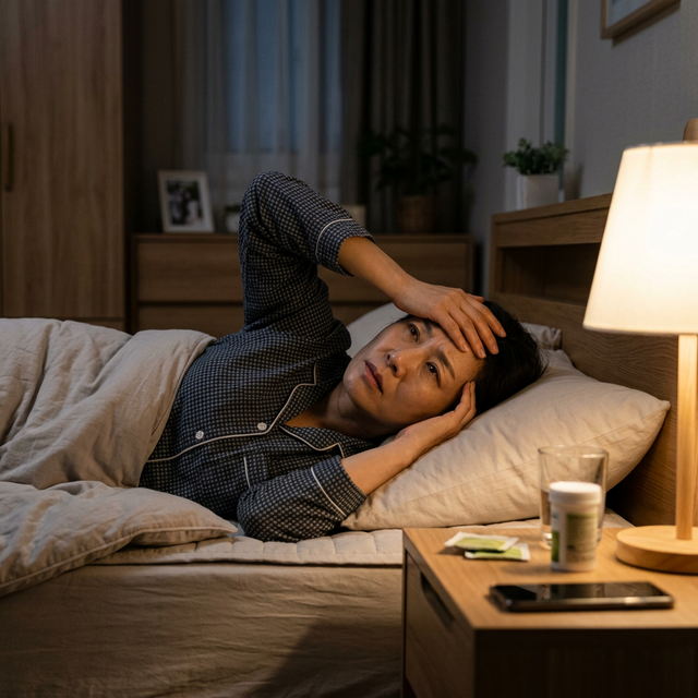 소화불량으로 인한 불면과 불안