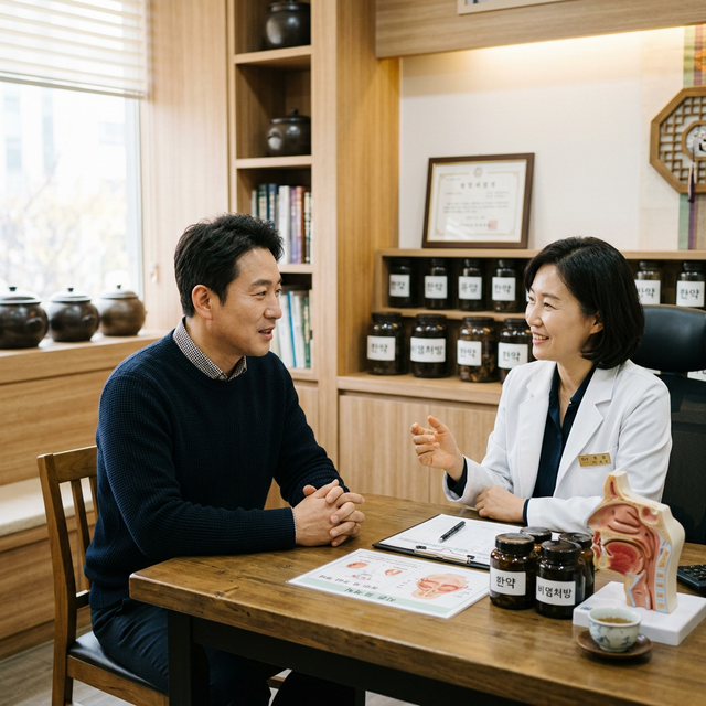 만성 비염 한의원 상담 - 증상 패턴별 맞춤 치료 계획을 세웁니다
