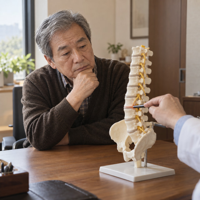 척추관협착증, 수술을 꼭 해야 하는 경우와 미뤄도 되는 경우